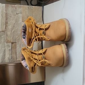 Womens Timberland rebotl leather boots